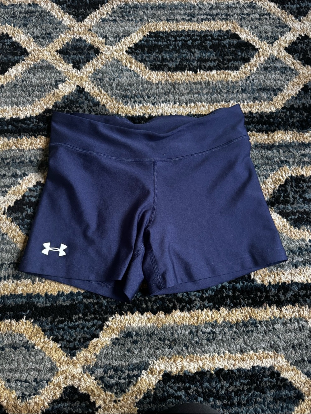 Under Armour Navy Blue Women's Athletic Shorts